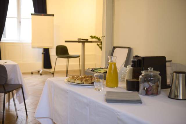 Café d'accueil événement Maison Philippe Le Bon <span><span><span><span><span>en Bourgogne </span></span></span></span></span>